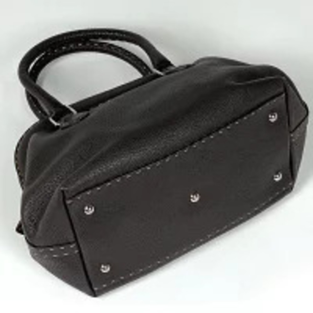 Fendi Brown Bag Leather Handbag Doctors Selleria Brown